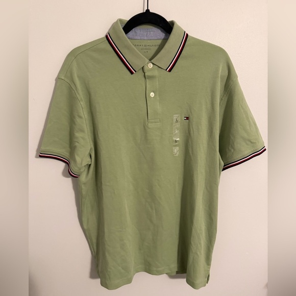 Tommy Hilfiger Other - Tommy Hilfiger Men's Light Green Polo Shirt